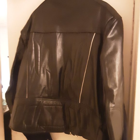 Brown XL biker coat - Picture 2 of 3